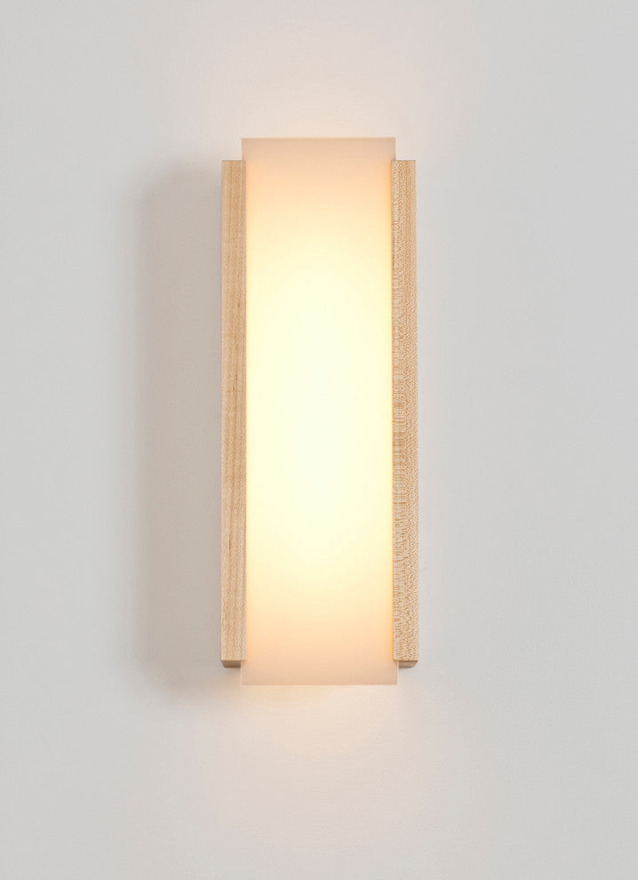 Capio 17 LED Wall Sconce, 277V, Maple, 2700K