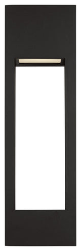 Testa LED Outdoor Wall Lantern, Black