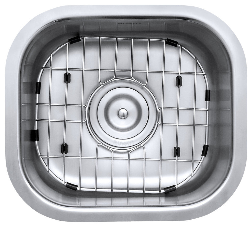 Ruvati RVM4136 Undermount 16 Gauge Stainless Steel 13"x15" Bar Prep S