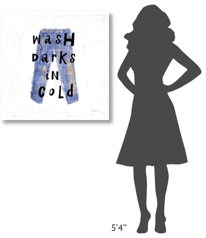 "Laundry Rules V" Digital Paper Print by Sue Schlabach, 32"x32"