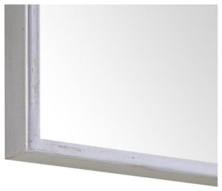 Elegant Eternity Metal Frame Rectangle Mirror 24 Inch Silver