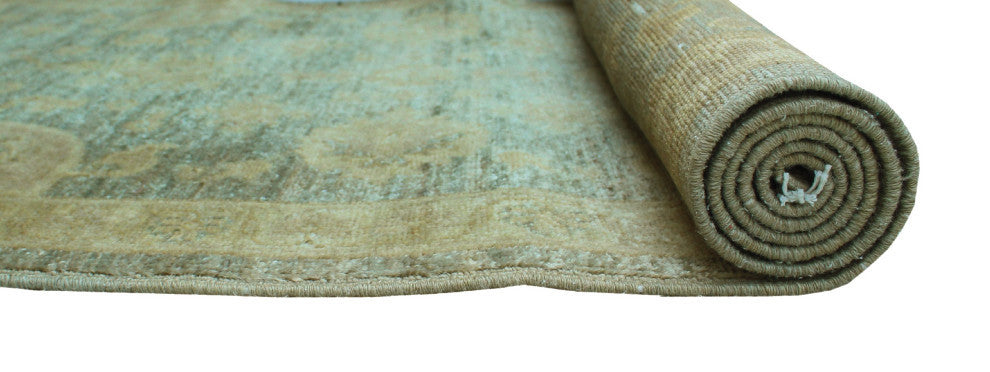 Yousafi Fine Chobi Kader Gray Runner, 2''6x7''8