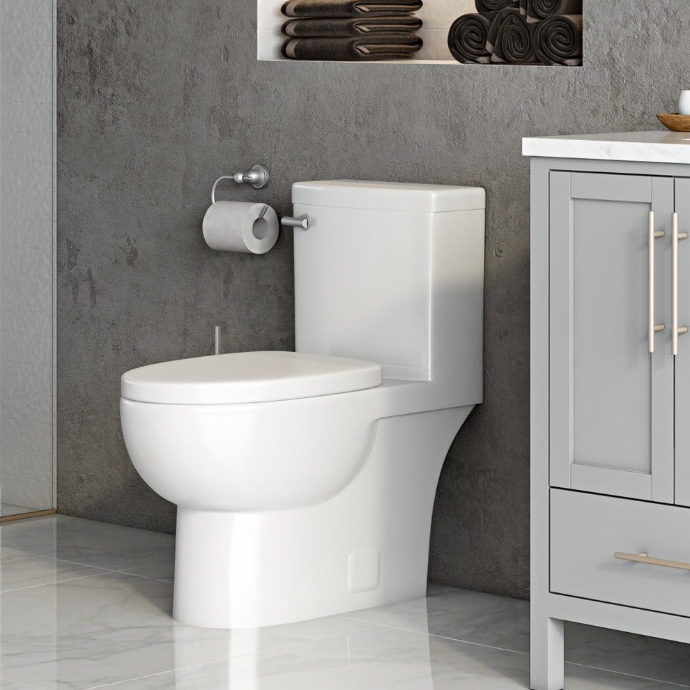 Malibu II 2P Toilet, White, 10" Rough-in