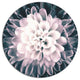 Macro Chrysanthemum Flower, Flowers Round Wall Art, 36"