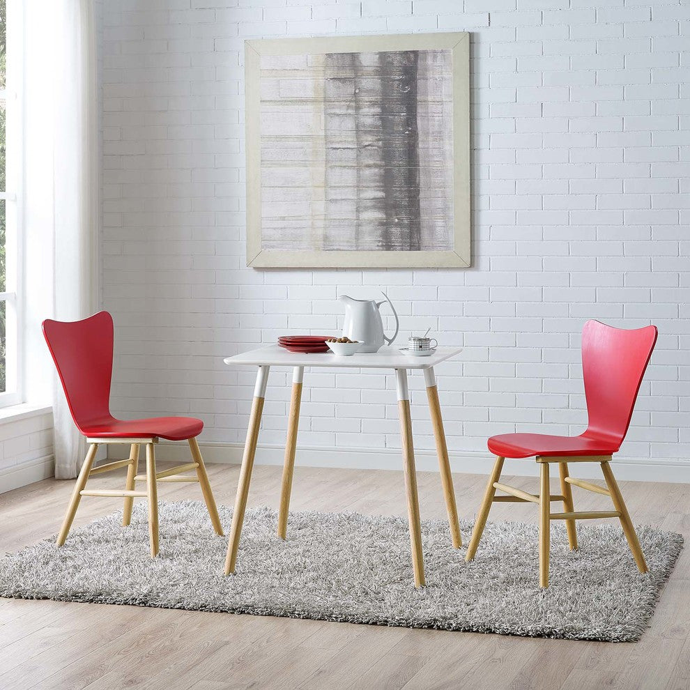 Cascade Dining Chairs, Set of 2, Red