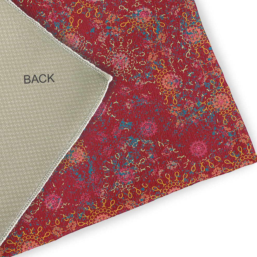 Layered Sun Tile Indoor/Outdoor Rug