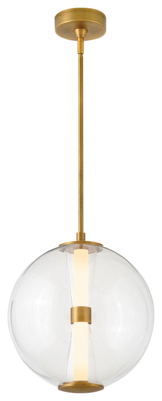 Hinkley Elin Medium Globe Pendant, Lacquered Brass