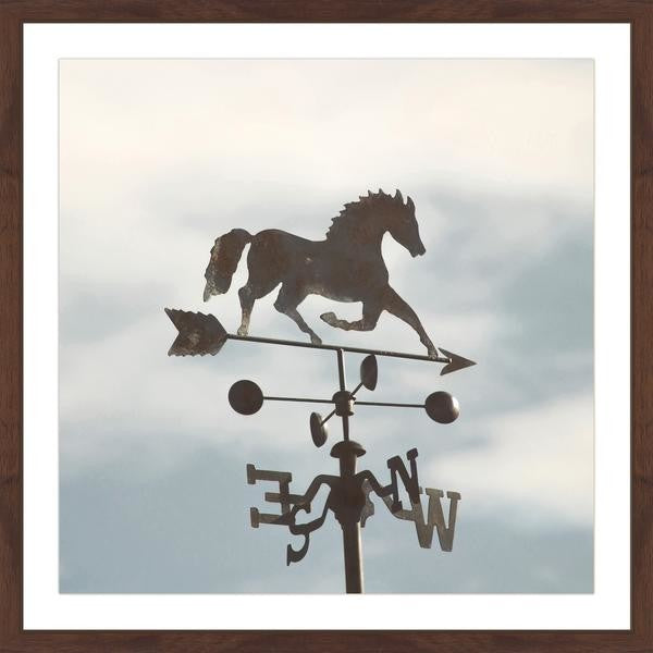 "The Weathervane" Framed Painting Print, 32"x32"