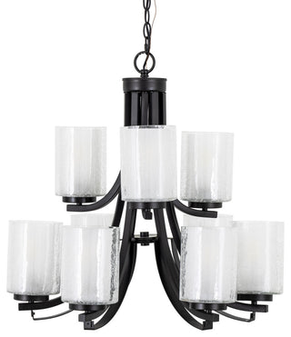Modern Classic 9-Light Chandelier, Oil Rubbed Bronze