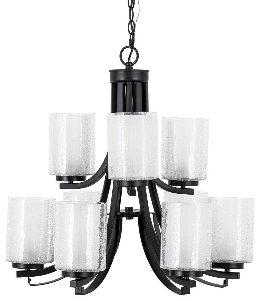 Modern Classic 9-Light Chandelier, Oil Rubbed Bronze