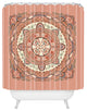 Pimlada Phuapradit Round Labyrinth Shower Curtain, 72"x69"