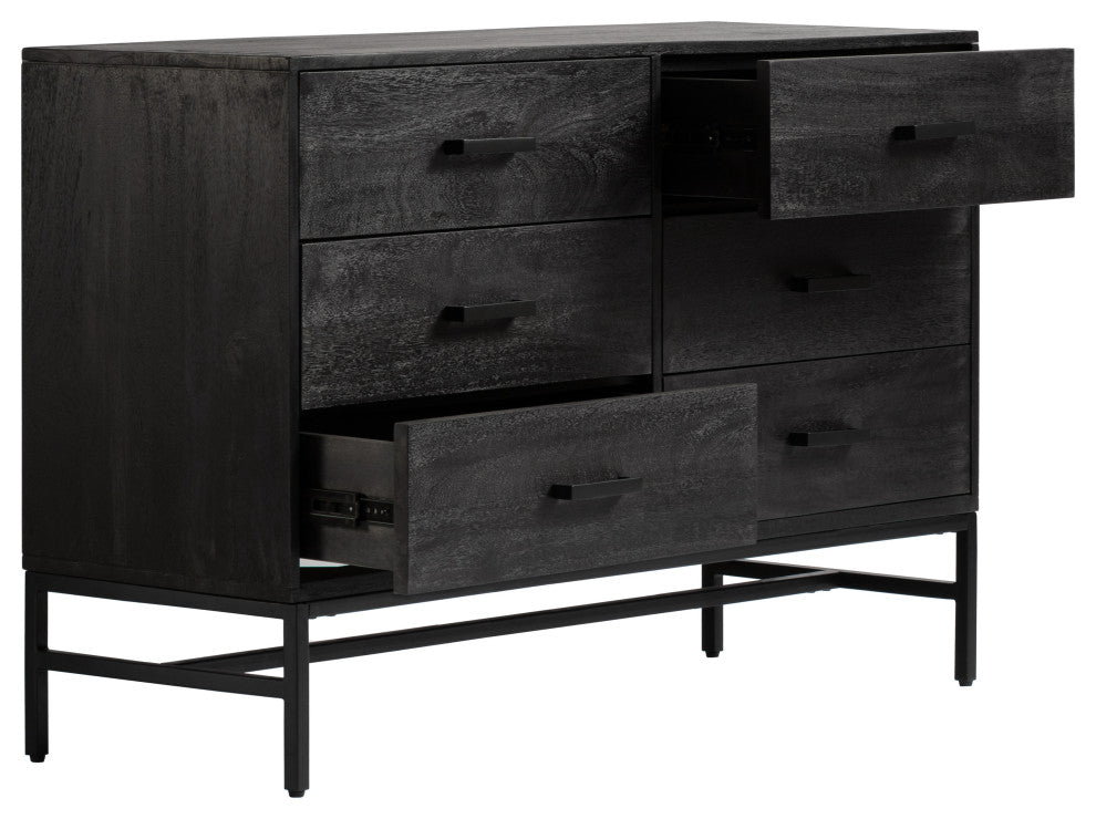 Leah Chest of Drawers, Black