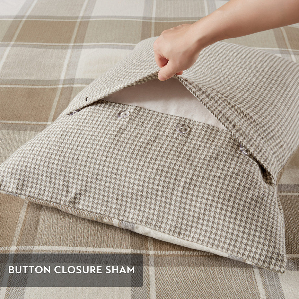 Madison Park Signature Urban Cabin Cotton Jacquard Comforter Set, Neutral