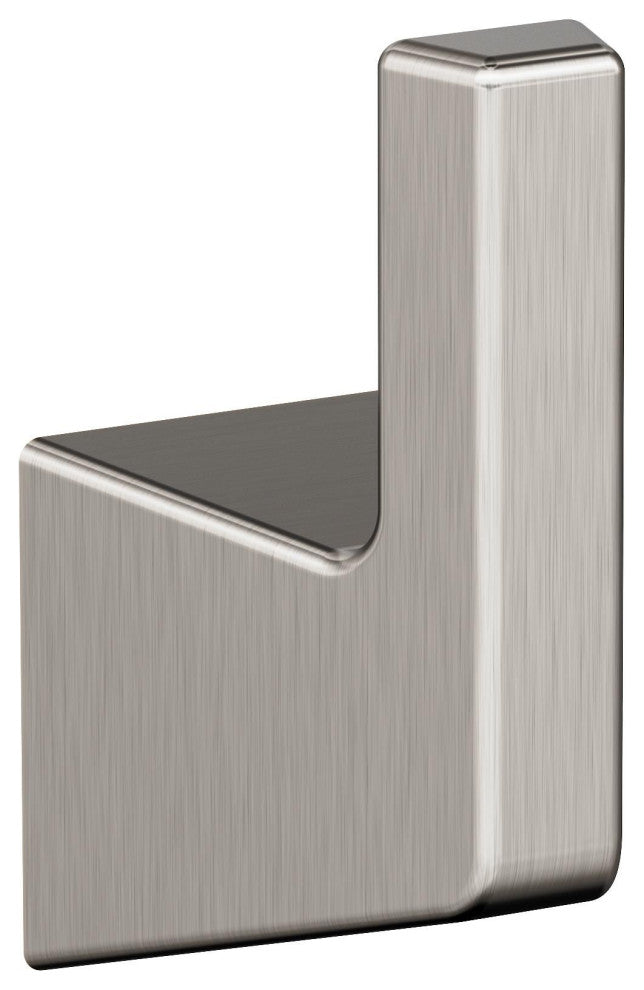 Blackrock Contemporary Single Robe Hook, Brushed Nickel