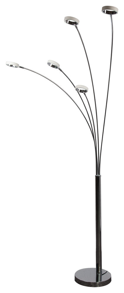 5-Light LED Arc Floor Lamp