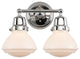 Innovations 623-2W-PC-G321 2-Light Bath Vanity Light, Polished Chrome