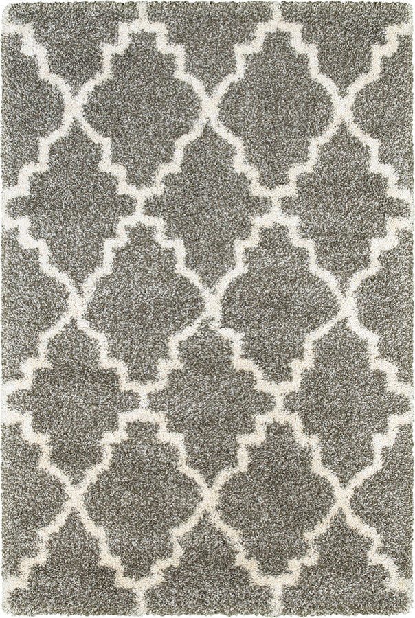 Oriental Weavers Henderson Grey/ Ivory Geometric Indoor Area Rug 7'10"X10'10"