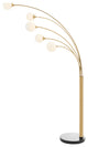 Anechdoche Gold LED Floor Lamp, 5 Lights