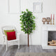 5ft. Artificial Double Trunk Ficus Tree (No Pot)