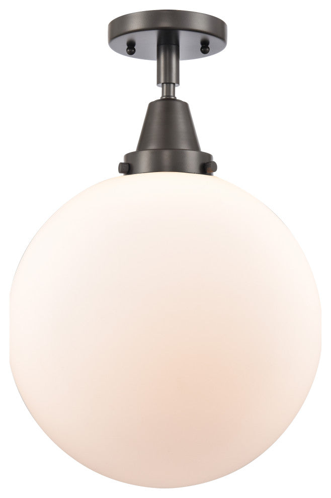 INNOVATIONS LIGHTING 447-1C-OB-G201-12 Beacon Flush Mount