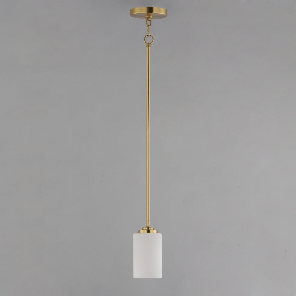 Maxim 90030 Deven 4"W Mini Pendant - Satin Brass