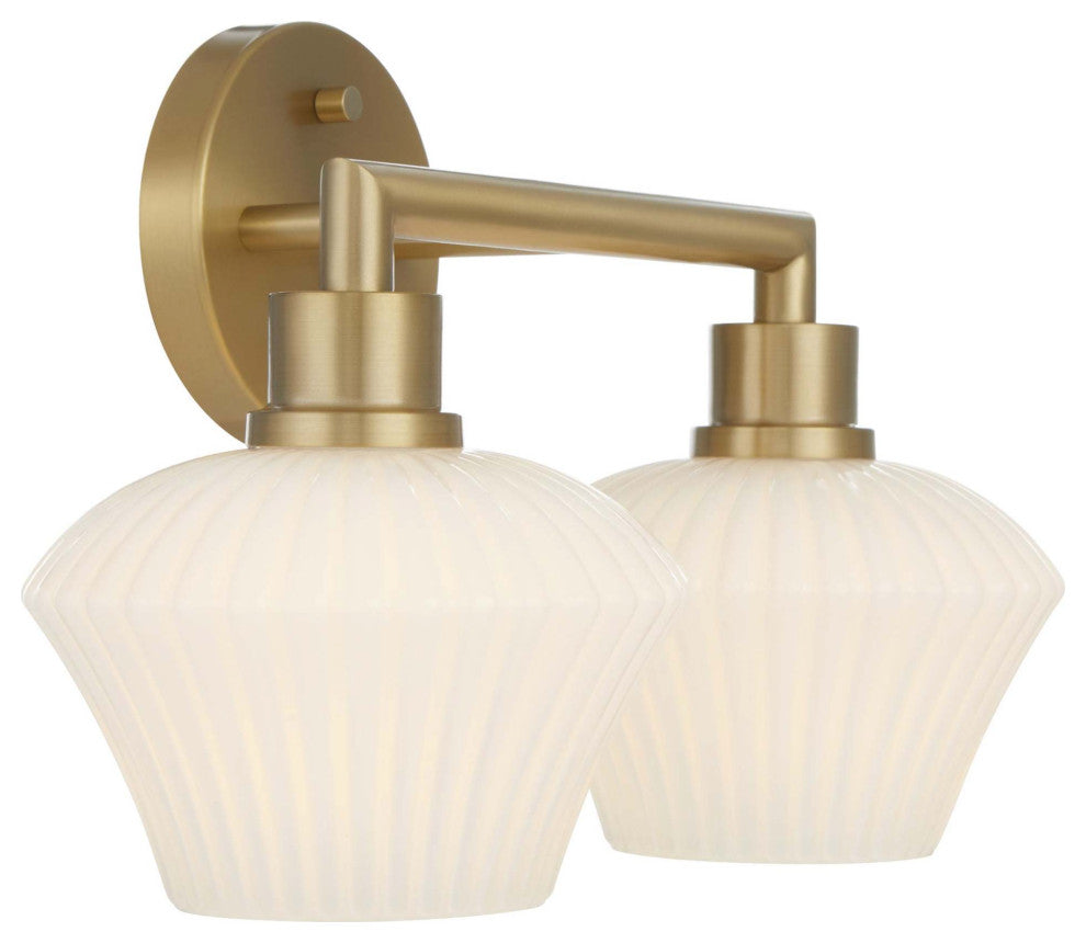 Quorum International 5221-2 Belinder 2 Light 16"W Vanity Light - Matte Black