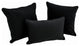 Solid Twill Throw Pillows With Inserts, 3-Piece Set, Tangerine Dream
