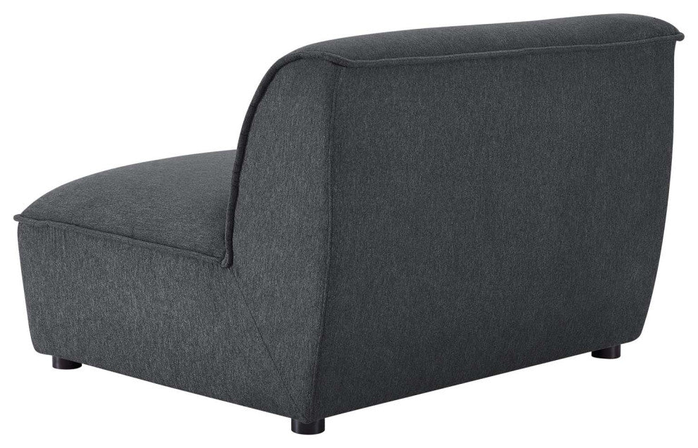 Sofa, Fabric, Dark Gray, Modern, Living Lounge Room Hotel Lobby Hospitality