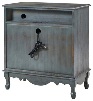 32" Tall 3-Drawer Nightstand Set of 2, Blue