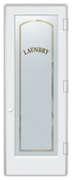 Laundry Door - Classic Arched Capitals - Primed - 32" x 96" - Knob on Left -...