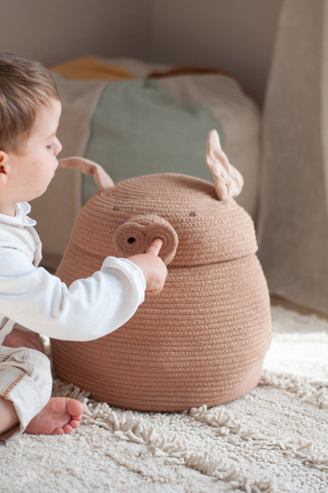 Peggy the Pig Basket