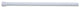 Steel Shower Curtain Tension Rod in White