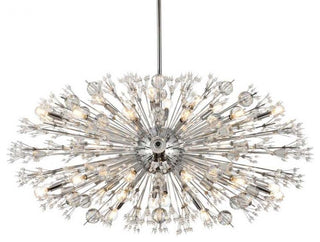 Elegant Lighting 2550D48 Vera 38 Light 48"W Pendant - Chrome