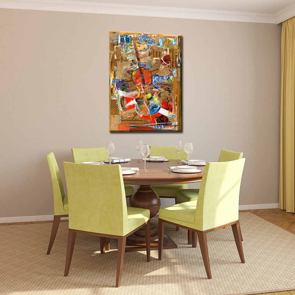 Cello, Canvas Wall Art, 30"x20"