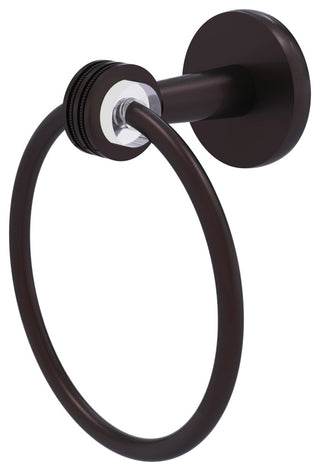 Clearview Towel Ring with Dotted Accents, Antique Bronze