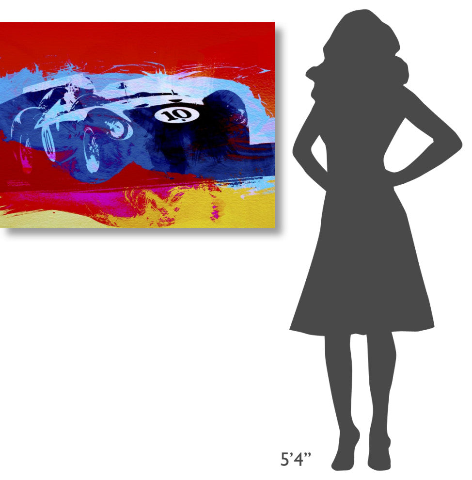 "Maserati on the Race Track 1" Fine Art Print