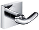 Ventus Bathroom Robe and Towel Double Hook, Chrome