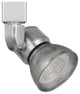 Integrated Dimmable LED Track Head, Silver Metal Shade, Silver Base
