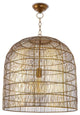 Fresco Metal Pendant, Brass