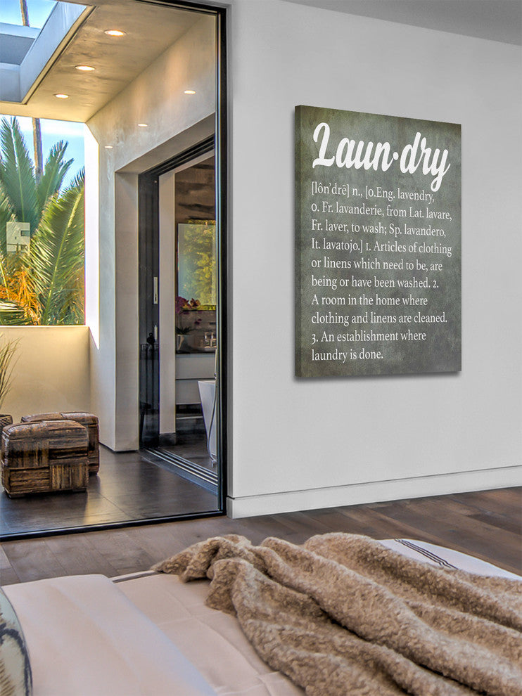 "Vintage Laundry" Painting Print on Wrapped Canvas