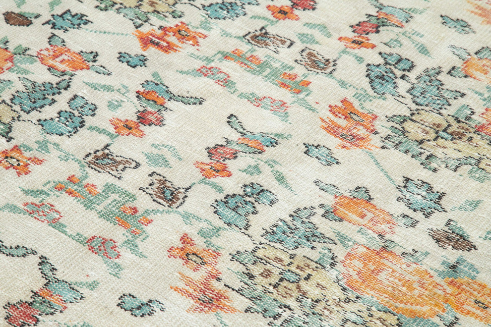 Rug N Carpet - Handmade Oriental 6' 2" x 9' 8" Antique Vintage Rug