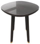 17" Mod Scandi Black Wood End or Side Table