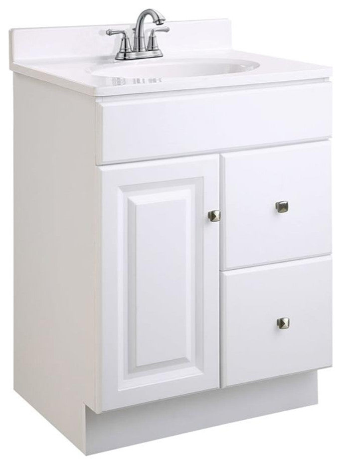 Design House 545004 Wyndham 24" Single - White