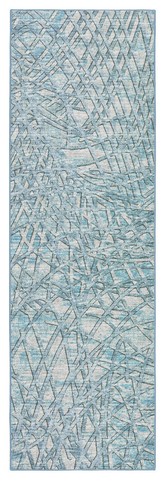 Winslow WL2 Indigo 2'6" x 8' Runner Rug