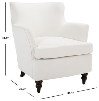 Safavieh Levin Accent Chair, White