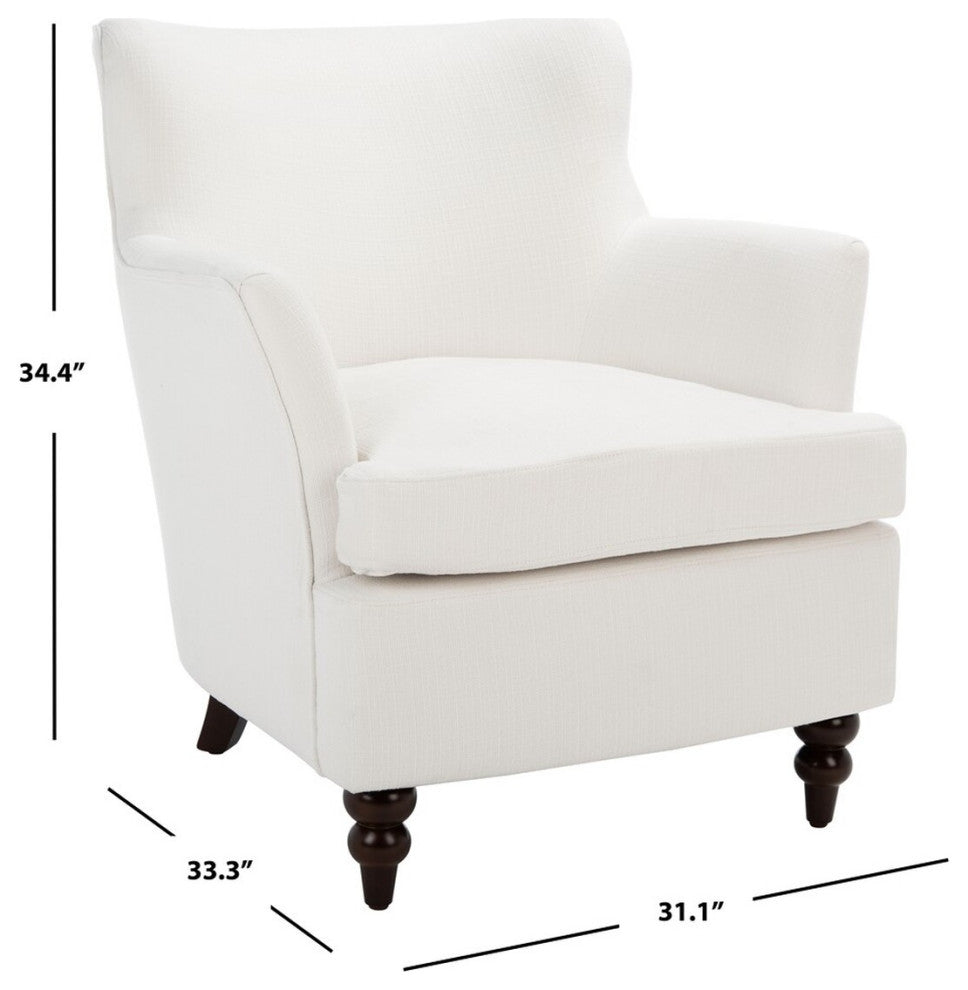 Safavieh Levin Accent Chair, White