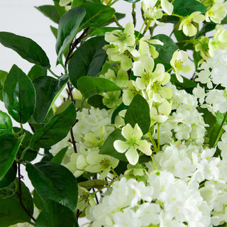 31in. Artificial Mixed Flower Arrangement, Hyacinth Weave Basket