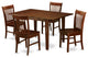 5 Pc Kitchen Nook Dining Set -Breakfast Nook And 4 Dining Chairs
