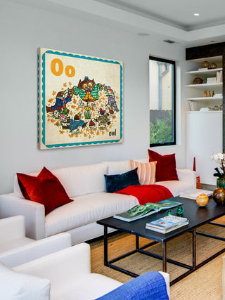 "Owl" Painting Print on Canvas by Curtis