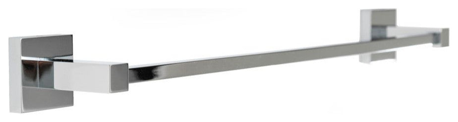 Italia CA3618 Capri Polished Chrome 18" Towel Bar